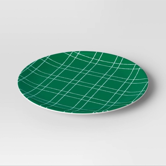 (6) Wondershop 7.88" Christmas Melamine Plaid Salad Plate - Picture 2 of 3